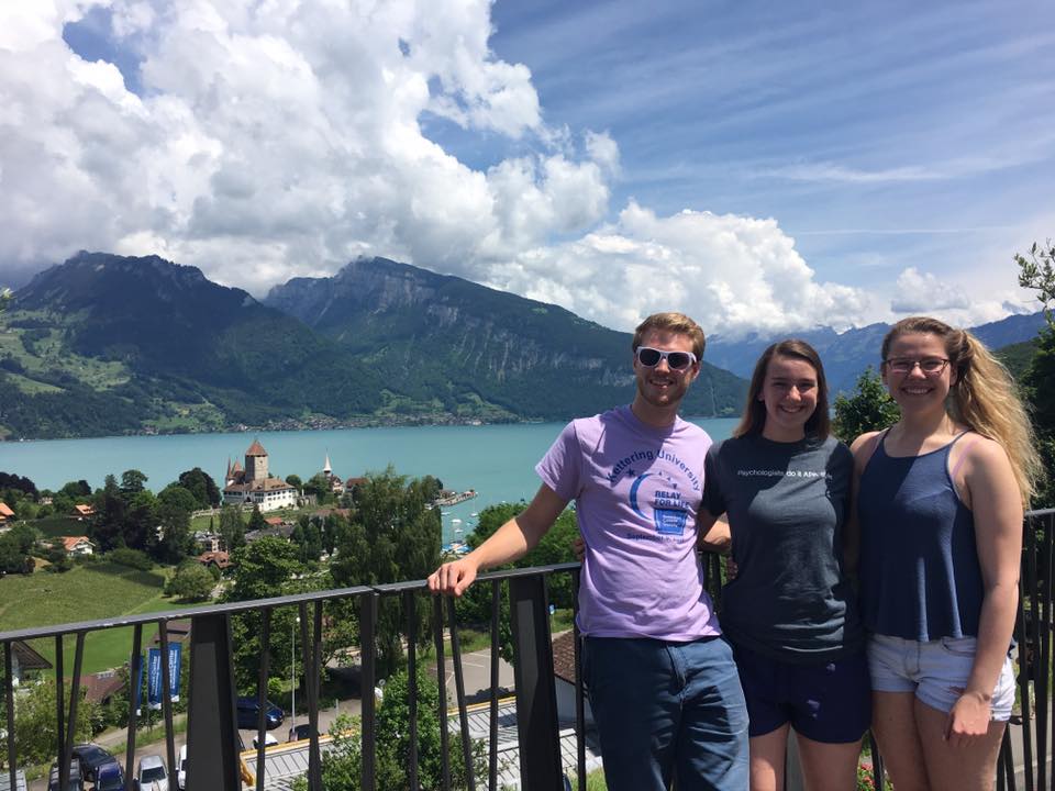 Students at Swiss Lake